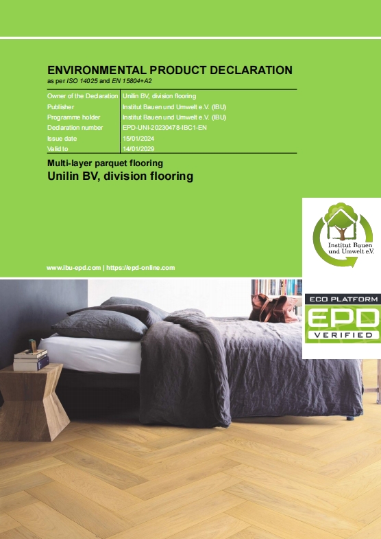 EPD認證（三層實木復合地板）